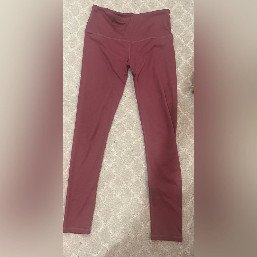 Amazon maroon/pink leggings